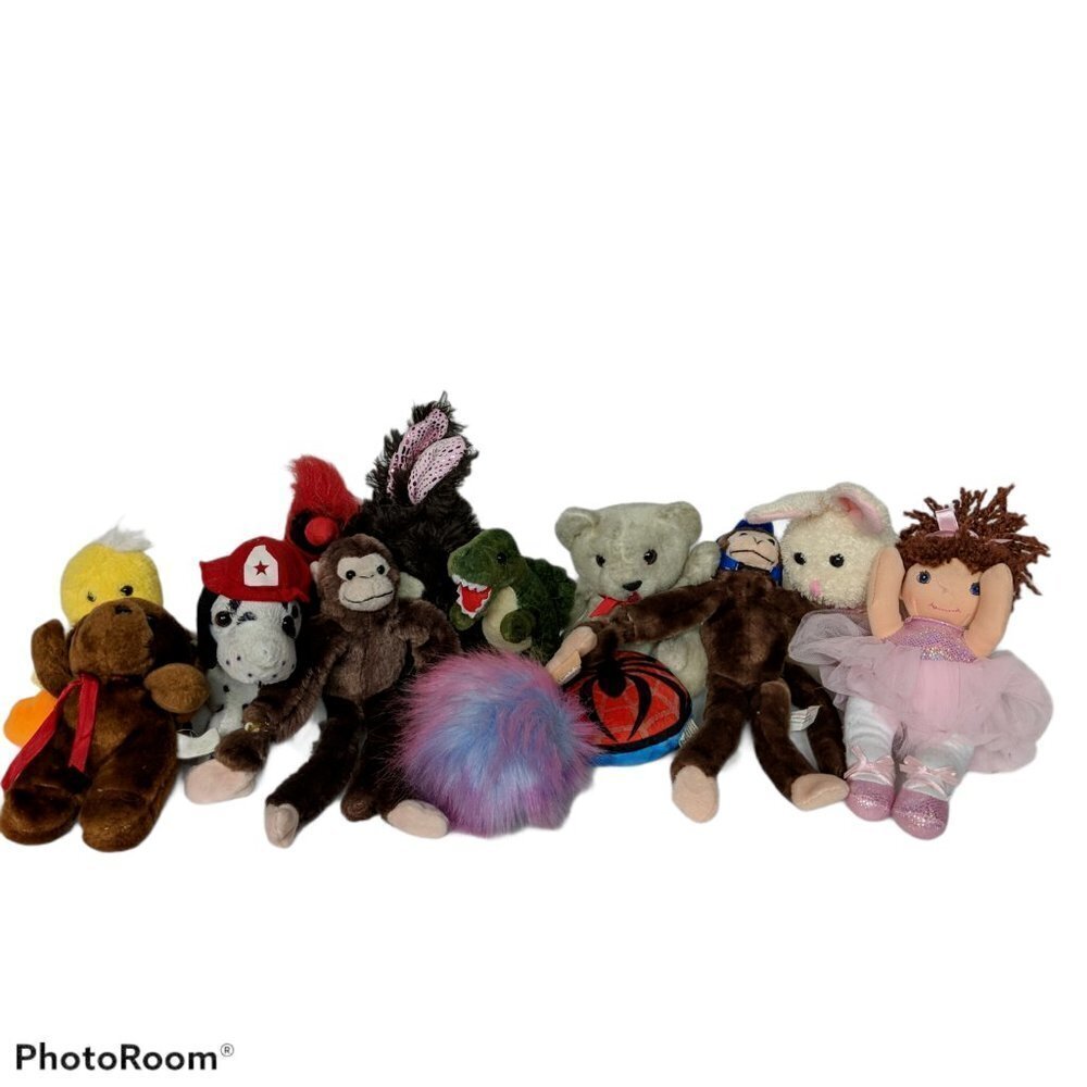 Plush Stuffed Animals Carnival Prizes Lot of 13
